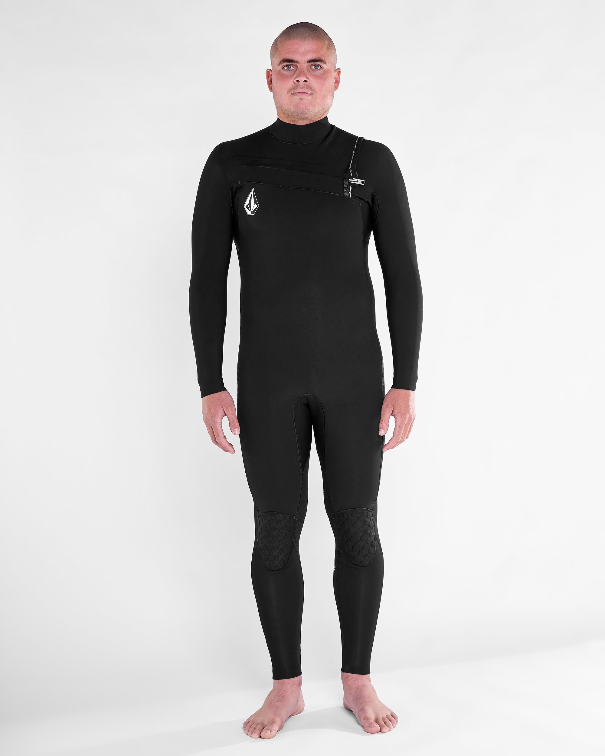 Modulator 4/3Mm Chest Zip Full Wetsuit - Black - Men - Volcom EU