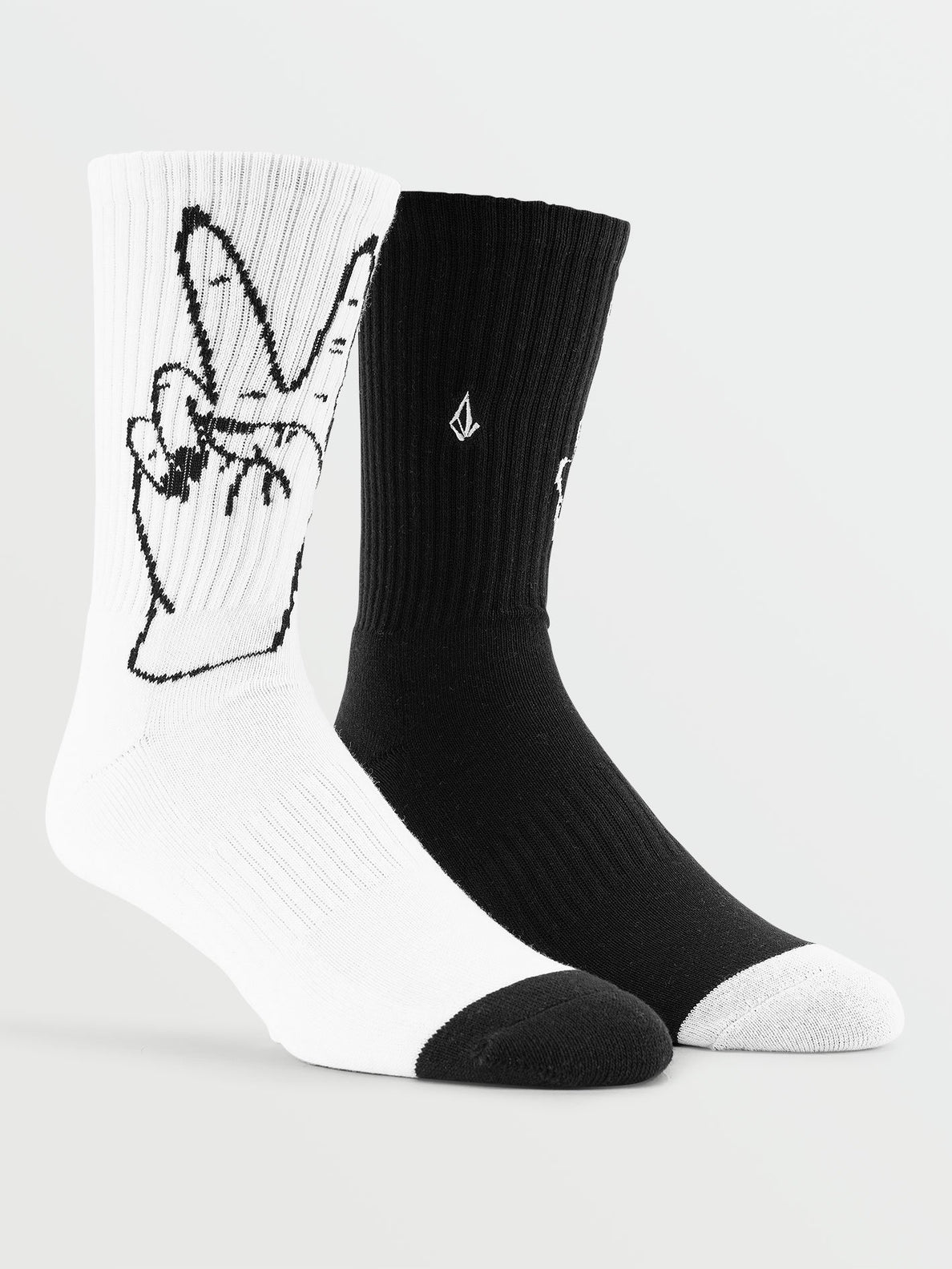 Calcetines Vibes - WHITE BLACK