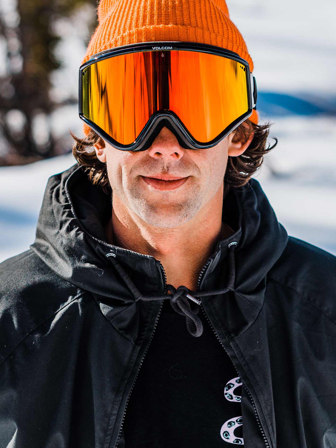 Gafas Yae Gloss Black - Red Chrome | Volcom España