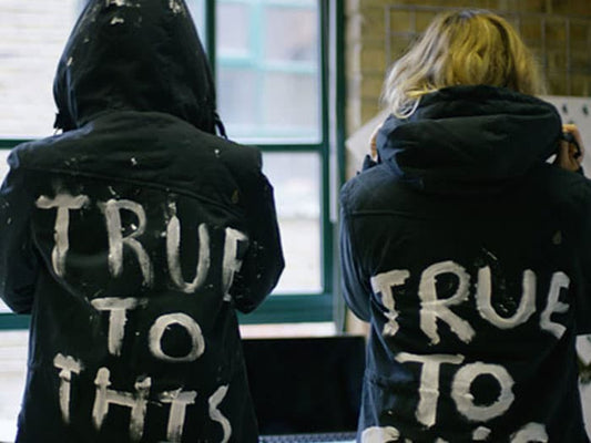 Georgia Jagger & Coco Ho Customize Their 'Walk On By' Parka