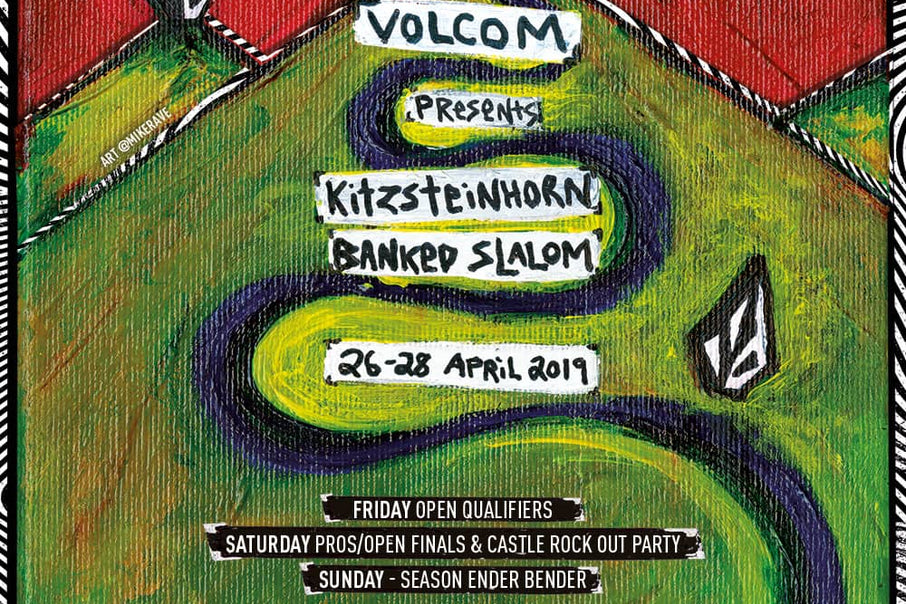 Volcom Banked Slalom en Kitzsteinhorn & Volcom Castle Rockout con The Shrine