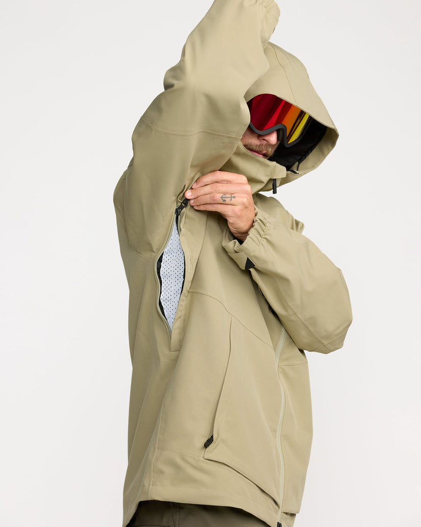 Chaqueta con cremallera Brighton - Moss Green