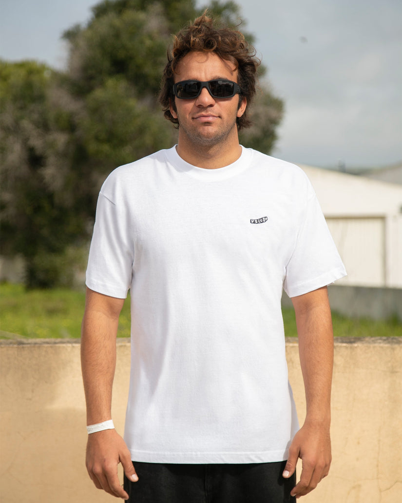 Camiseta Pistol Stone - White