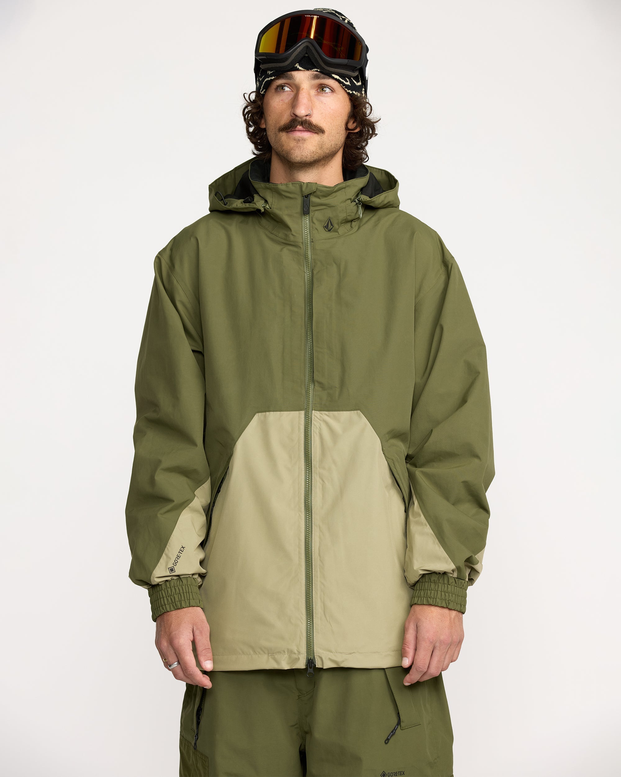 Chaqueta Longo Gore-Tex - Dark Olive - Hombre - Volcom España