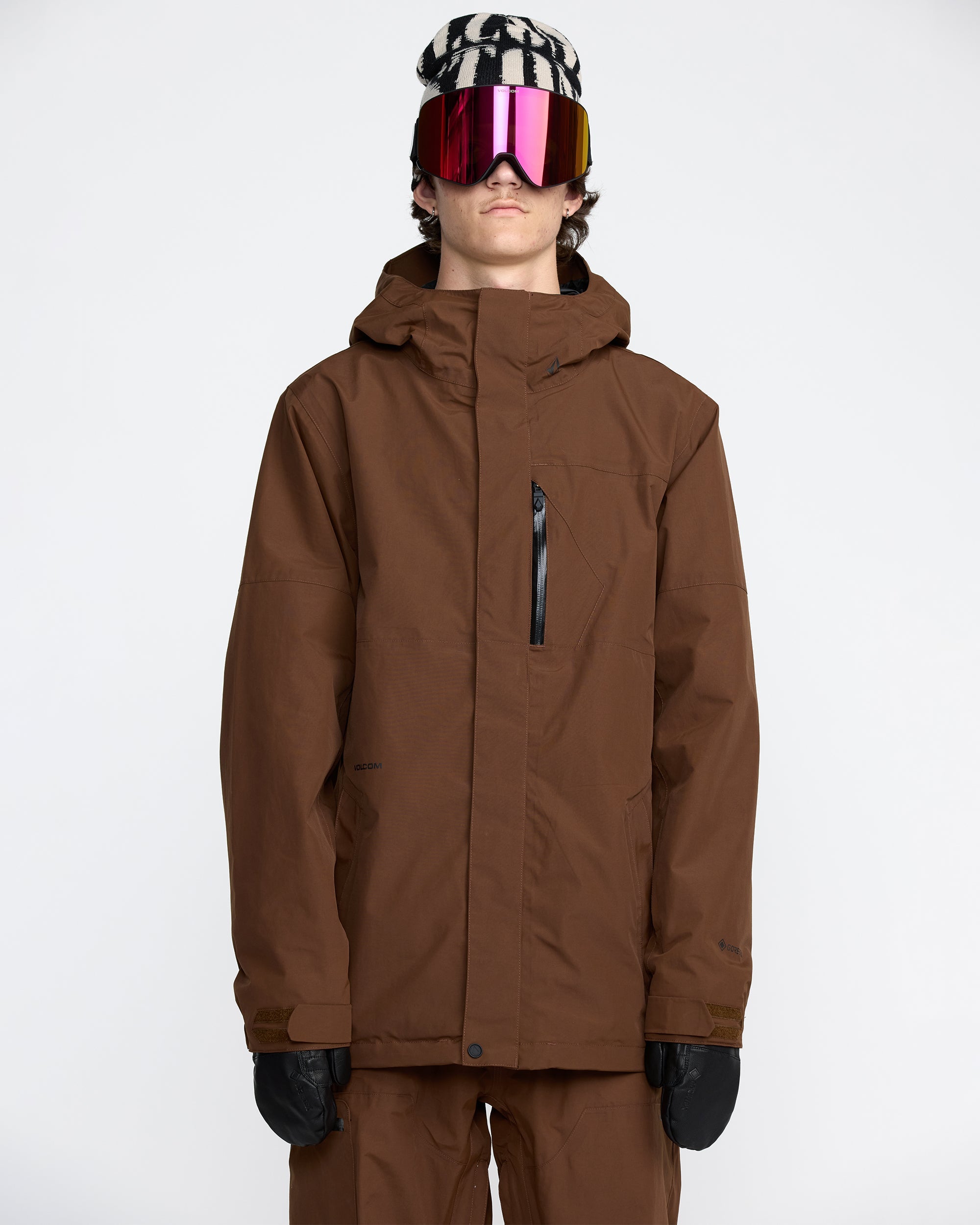 L GORE-TEXジャケット ブラウン Chaqueta L Gore-Tex - Brown - Hombre - Volcom España