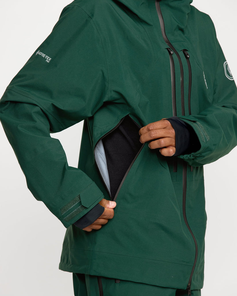 Chaqueta Anyox Guide Gore-tex Pro Shell - Black Green
