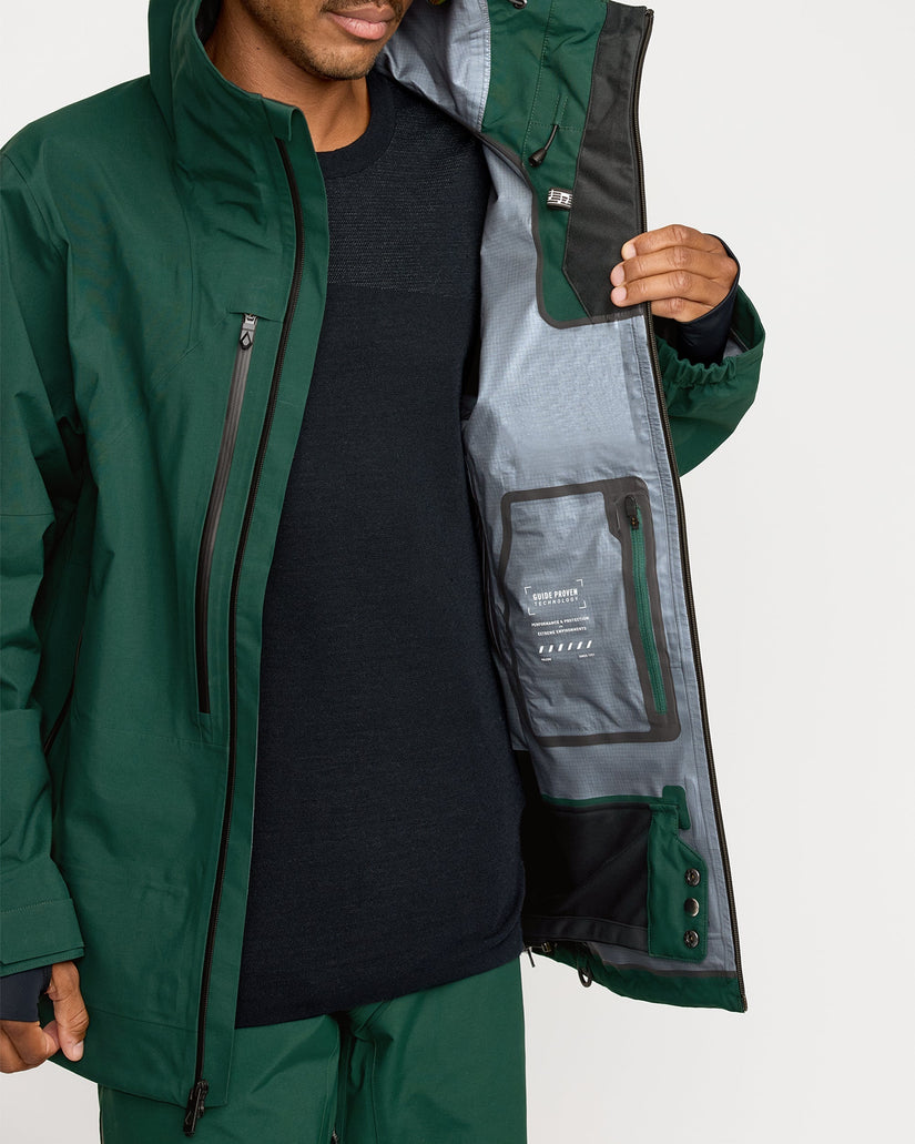 Chaqueta Anyox Guide Gore-tex Pro Shell - Black Green