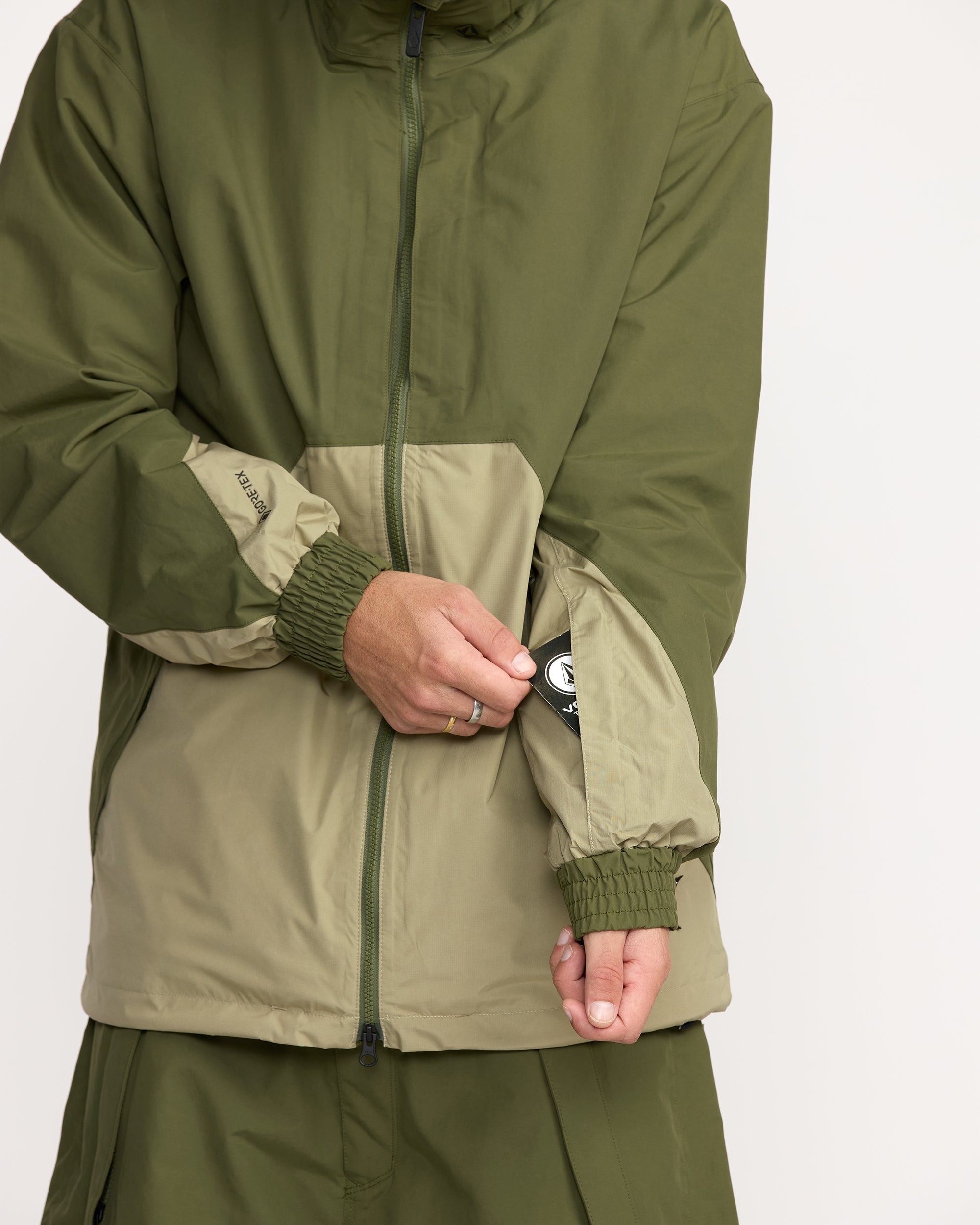 Chaqueta Longo Gore-Tex - Dark Olive - Hombre - Volcom España