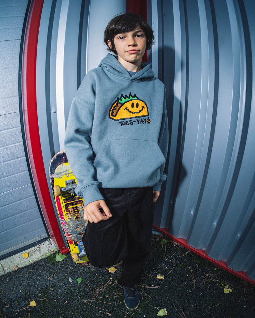 Sudadera Con Capucha Voltaco - Blue Wash - (NIÑOS)