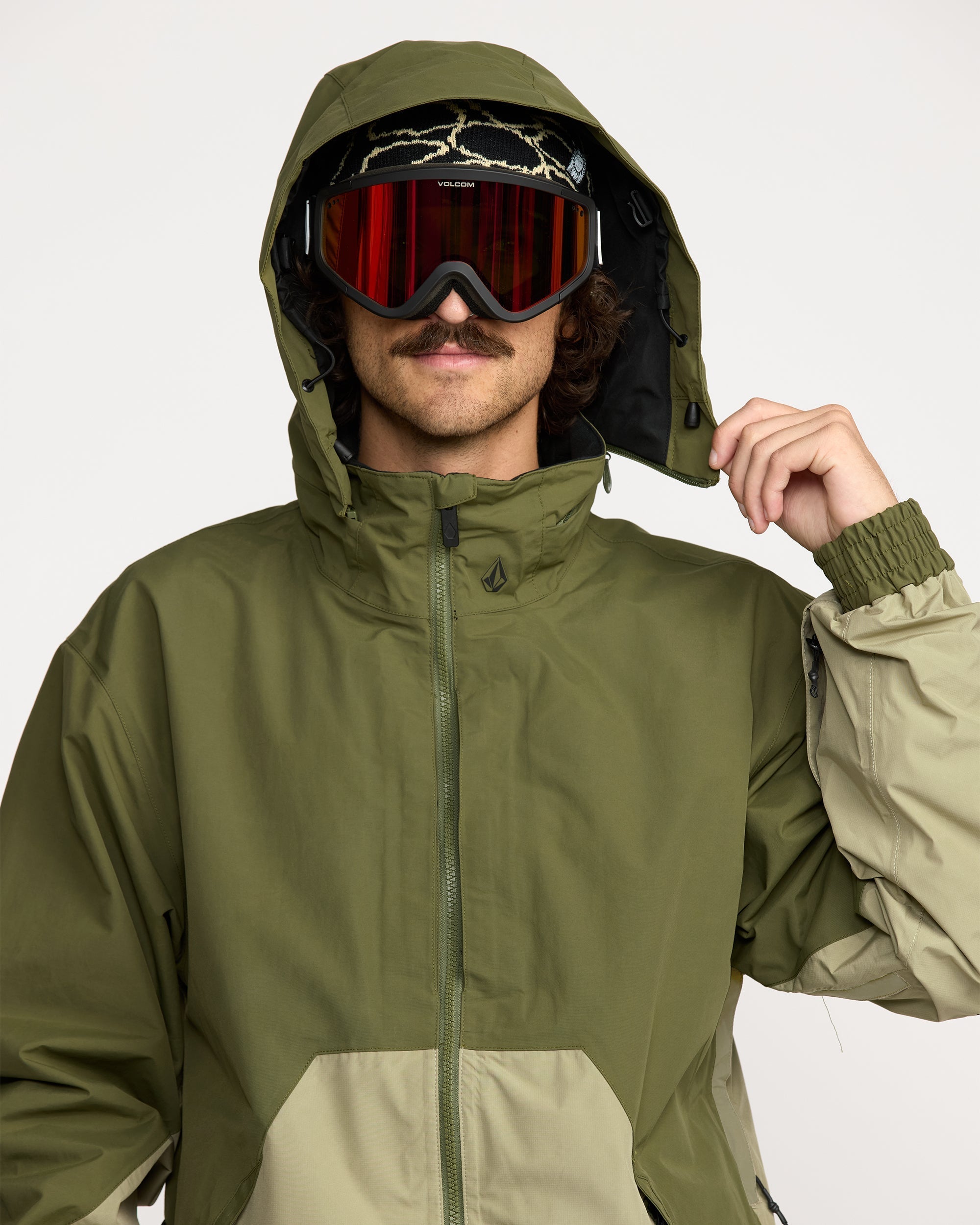 Chaqueta Longo Gore-Tex - Dark Olive - Hombre - Volcom España