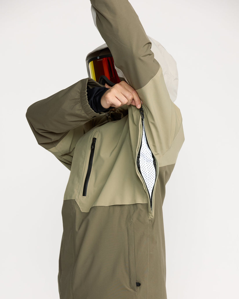 Chaqueta Rnge Stretch 30K - Moss Green