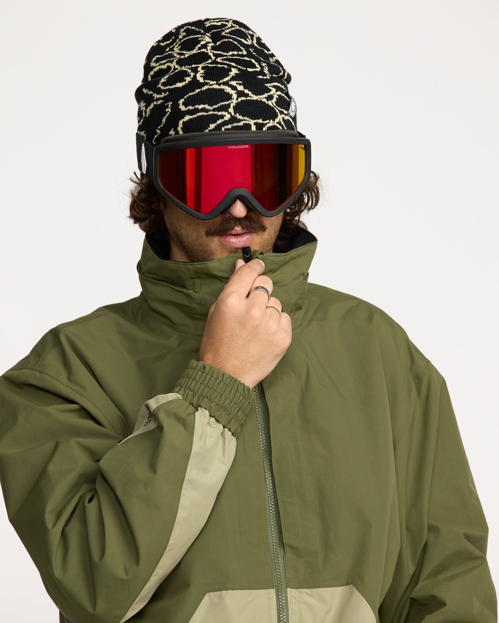Chaqueta Longo Gore-Tex - Dark Olive - Hombre - Volcom España