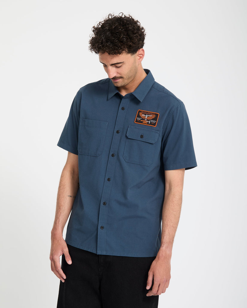 Camisa Slab City - Midnight Blue