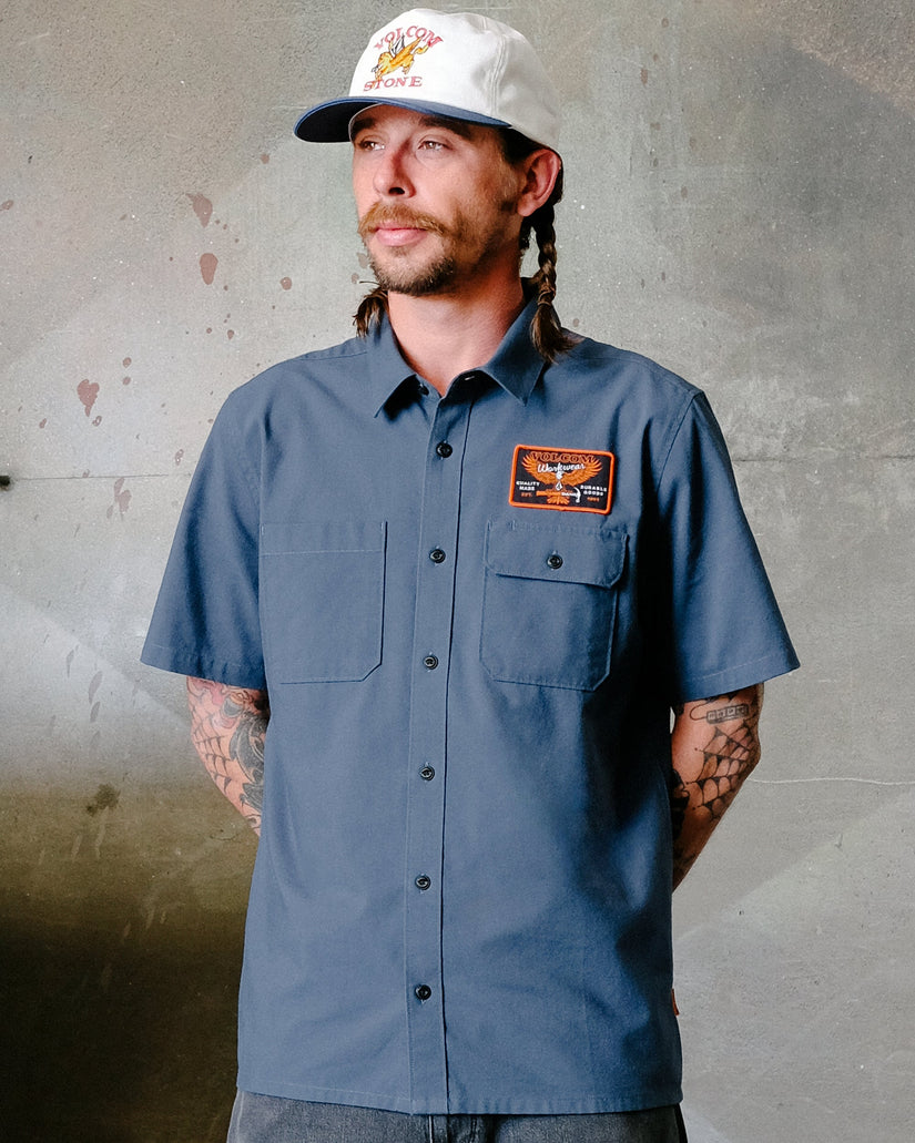 Camisa Slab City - Midnight Blue