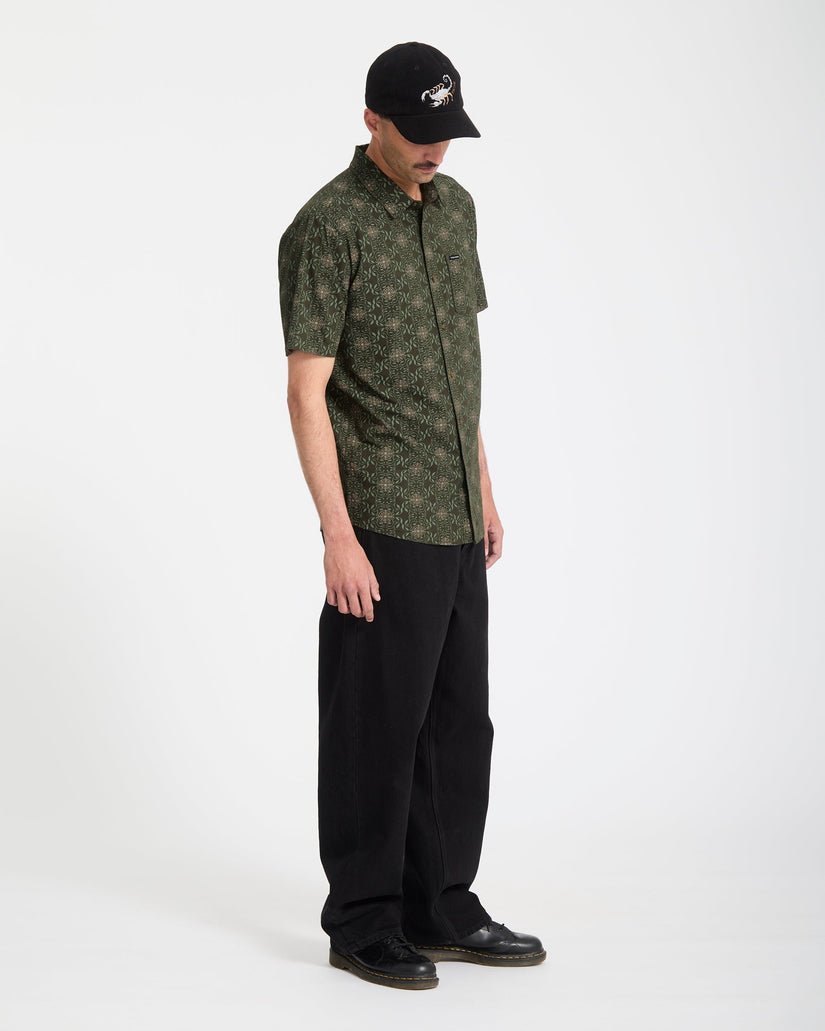 Camisa Scaler Stone Woven - Squadron Green
