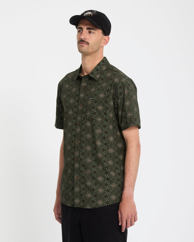Camisa Scaler Stone Woven - Squadron Green