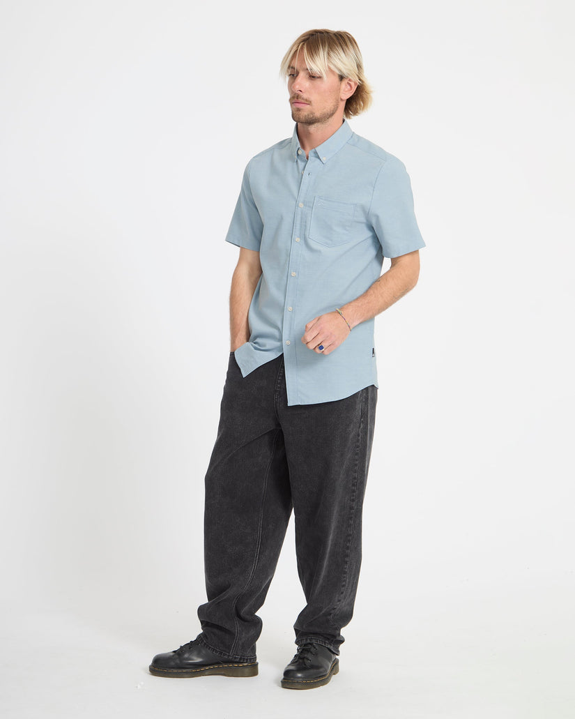 Camisa Everett Oxford - Wrecked Indigo