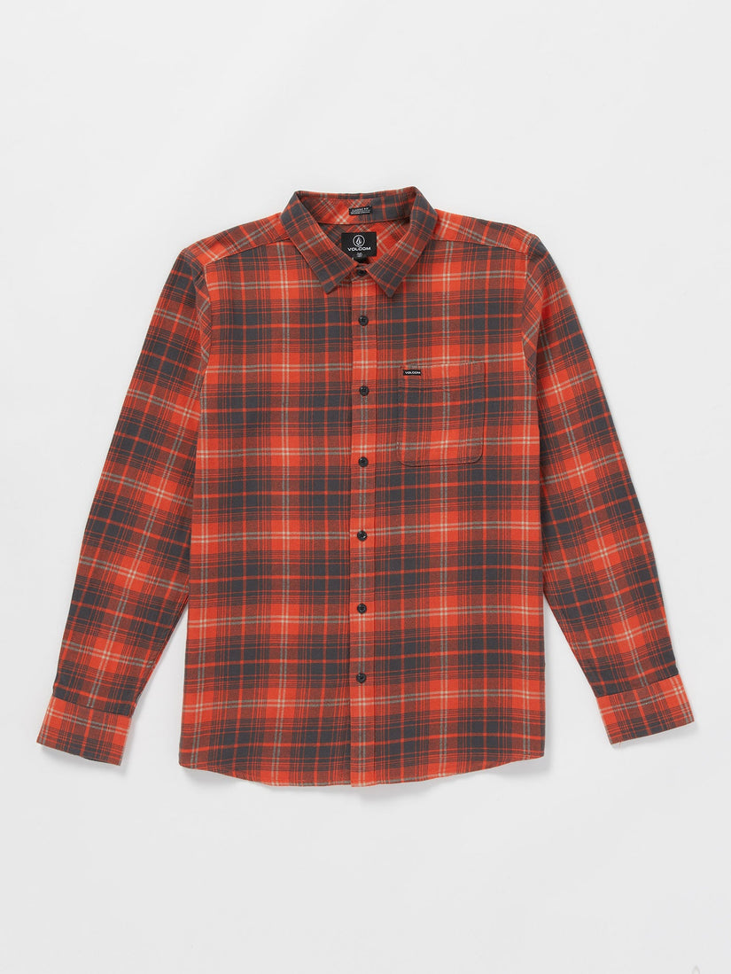 Camisa Caden Plaid - Bright Red