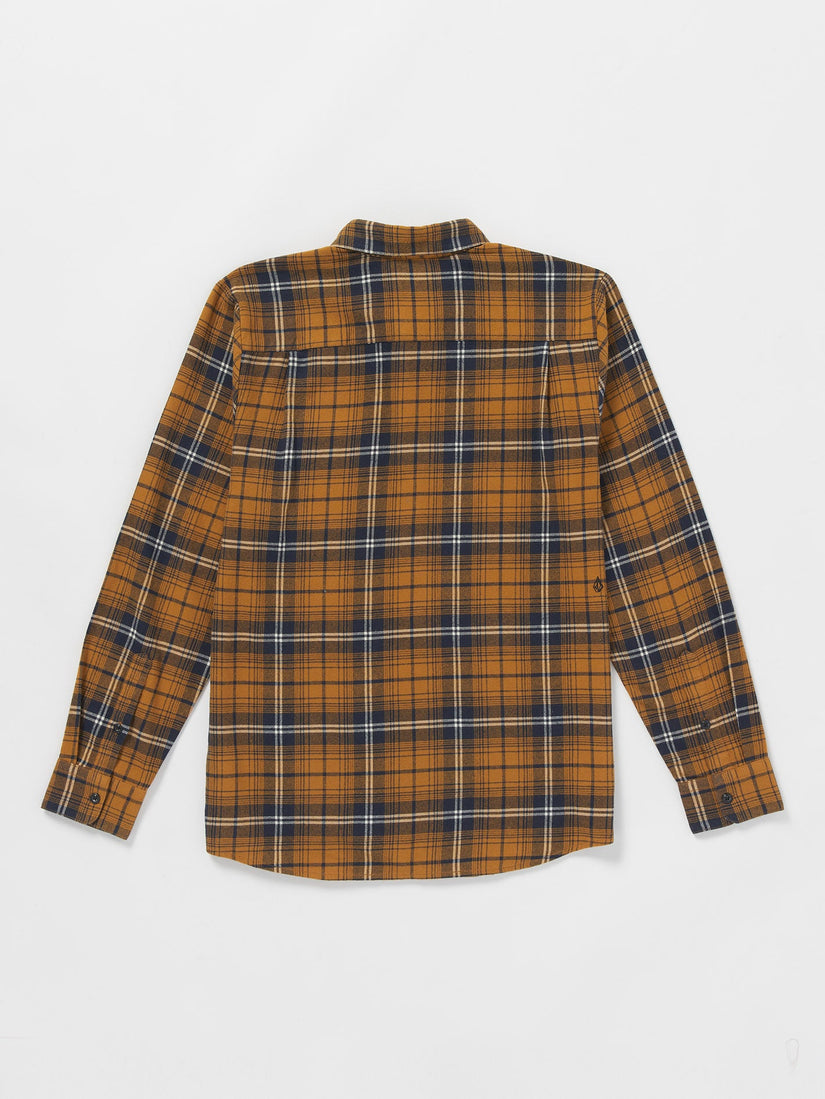 Camisa Caden Plaid - Chestnut Brown