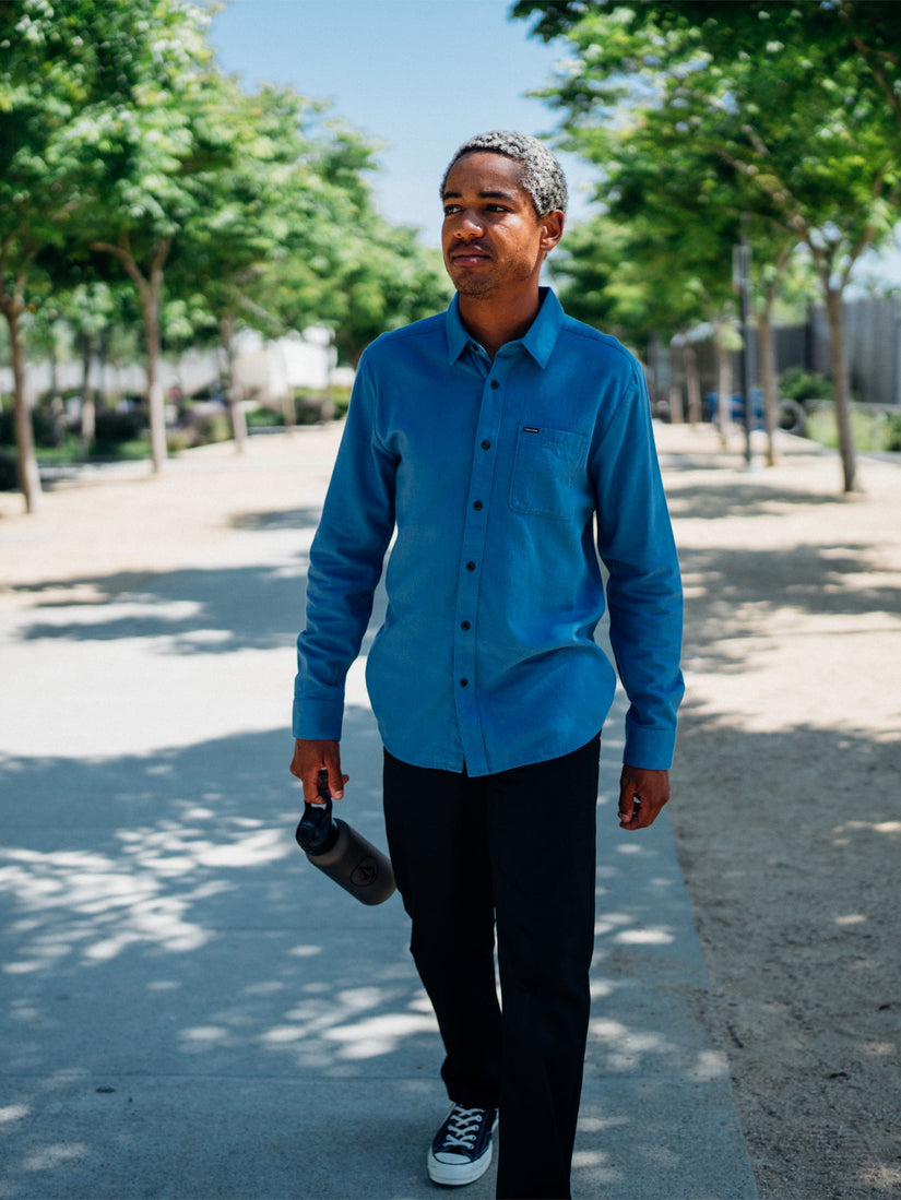 Camisa Caden Solid - Blueberry