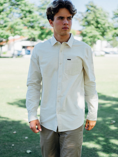 Camisa Veeco Oxford - Dirty White