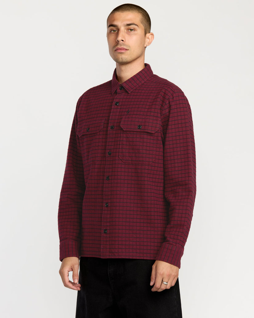 Camisa Augustone - Merlot