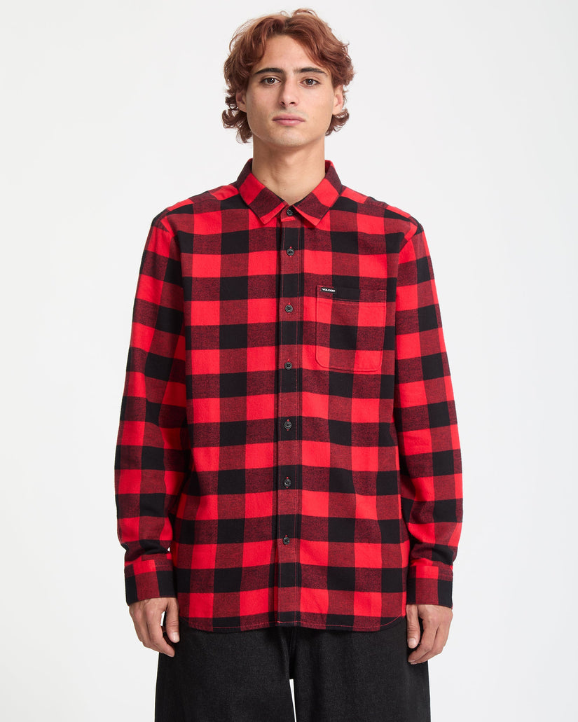 Camisa De Cuadros Caden - Lifeguard Red