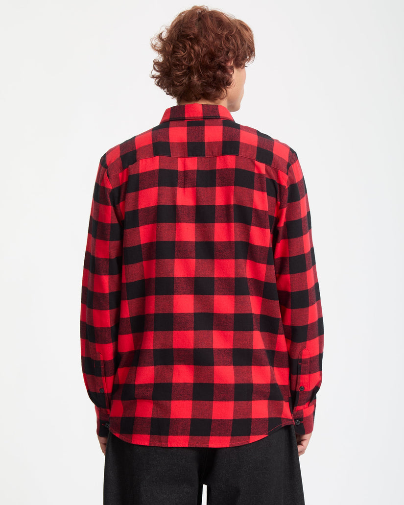 Camisa De Cuadros Caden - Lifeguard Red