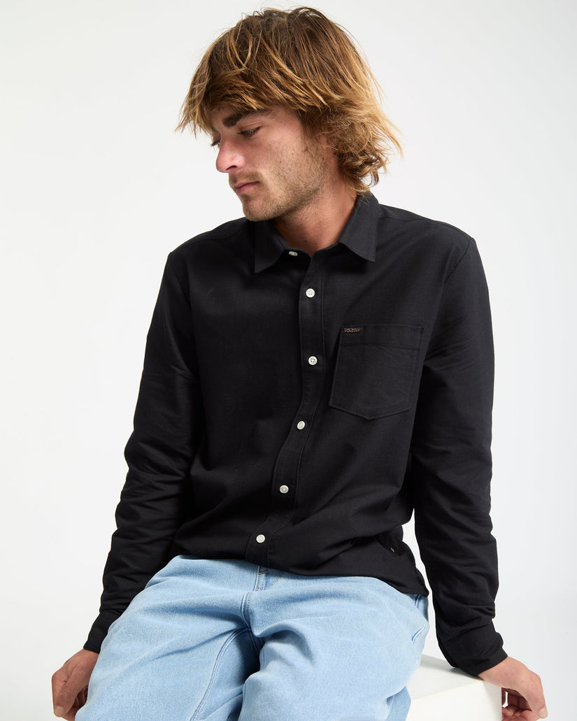 Camisa Veeco Oxford - Black