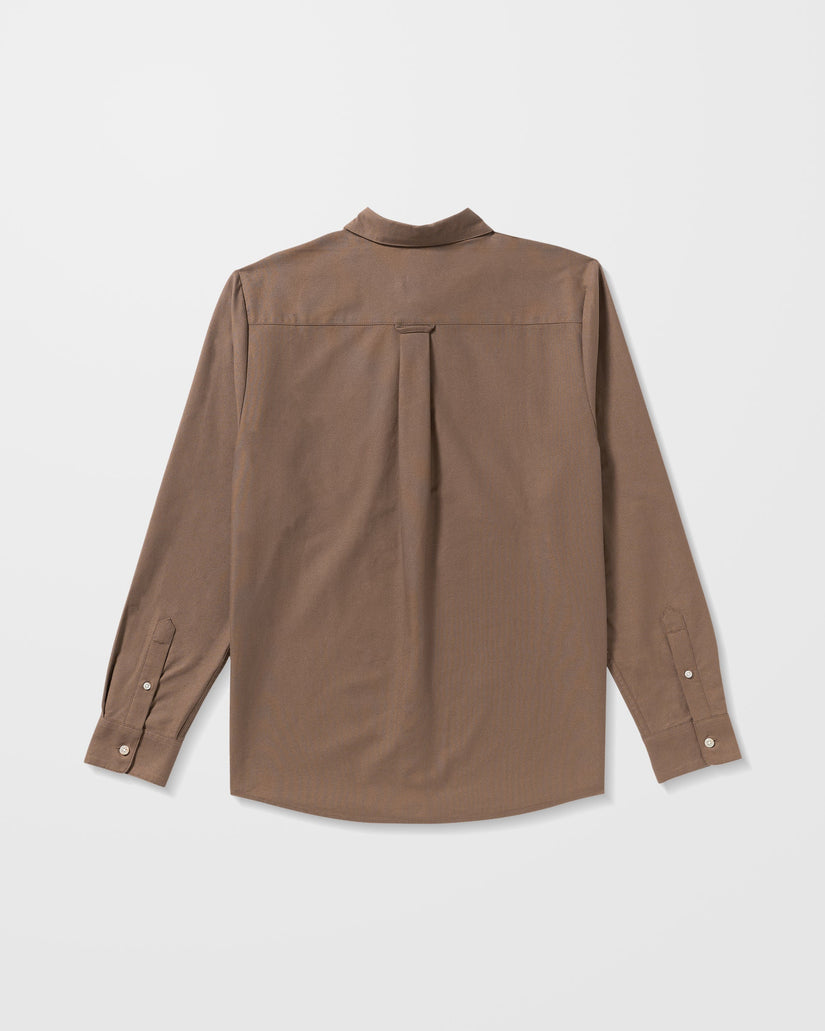 Camisa Veeco Oxford - Brown Stone