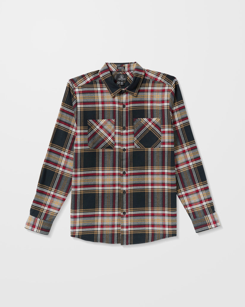 Camisa De Franela Netastone - Antique Black