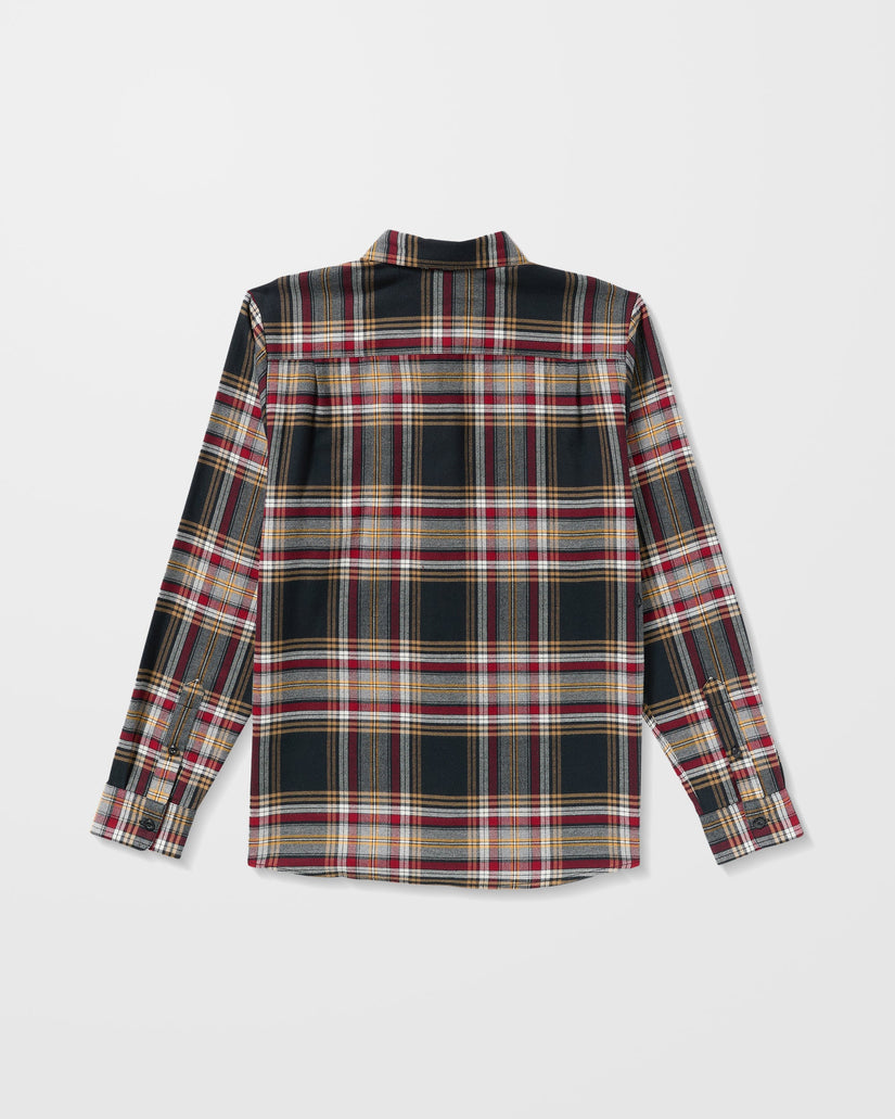 Camisa De Franela Netastone - Antique Black