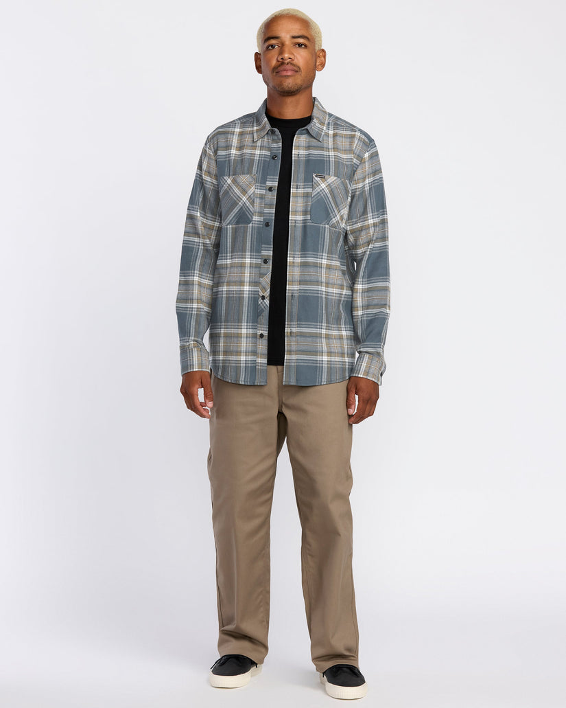 Camisa De Franela Netastone - Dark Slate