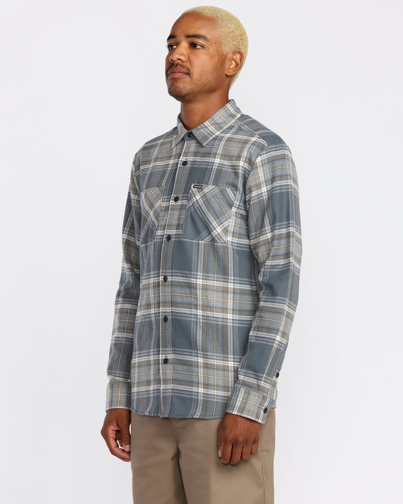 Camisa De Franela Netastone - Dark Slate