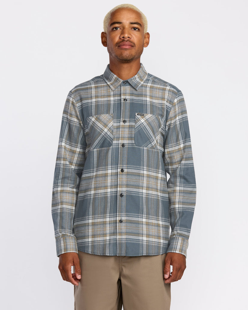Camisa De Franela Netastone - Dark Slate