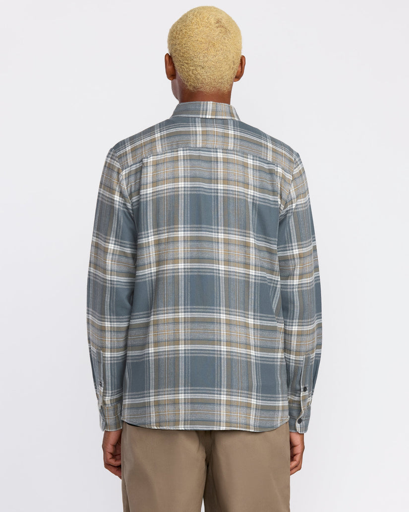 Camisa De Franela Netastone - Dark Slate