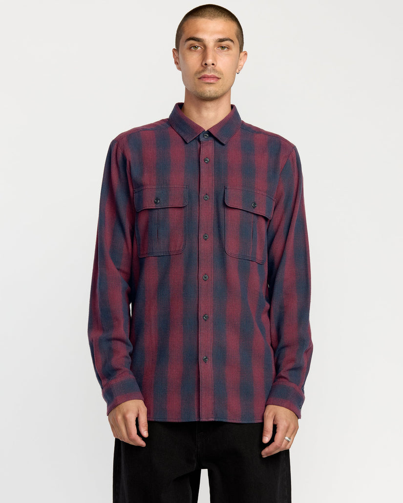Camisa De Franela Shadowstone - Navy