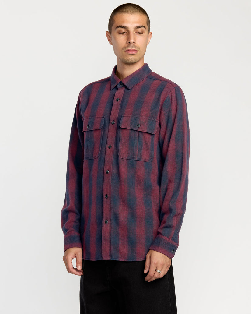 Camisa De Franela Shadowstone - Navy
