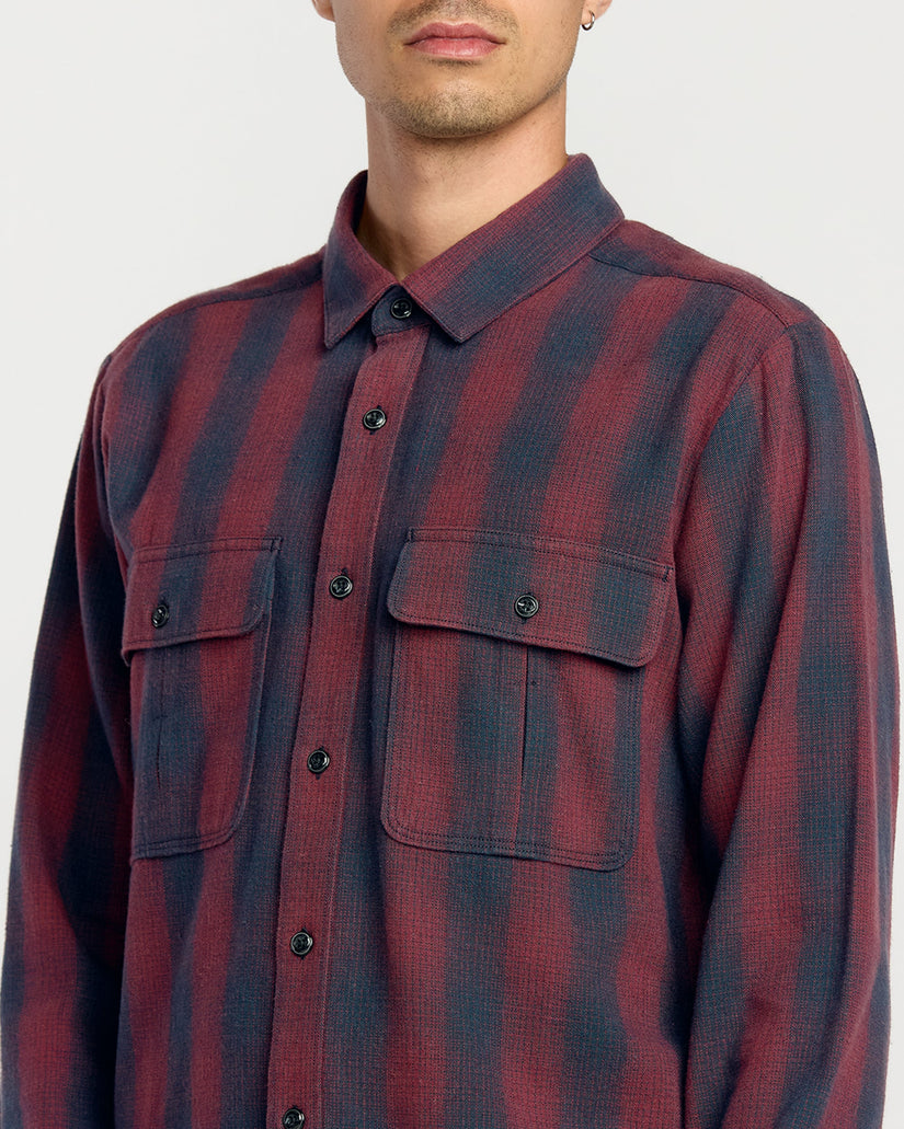 Camisa De Franela Shadowstone - Navy