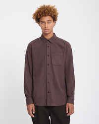 Camisa Caden Solid - Raisin