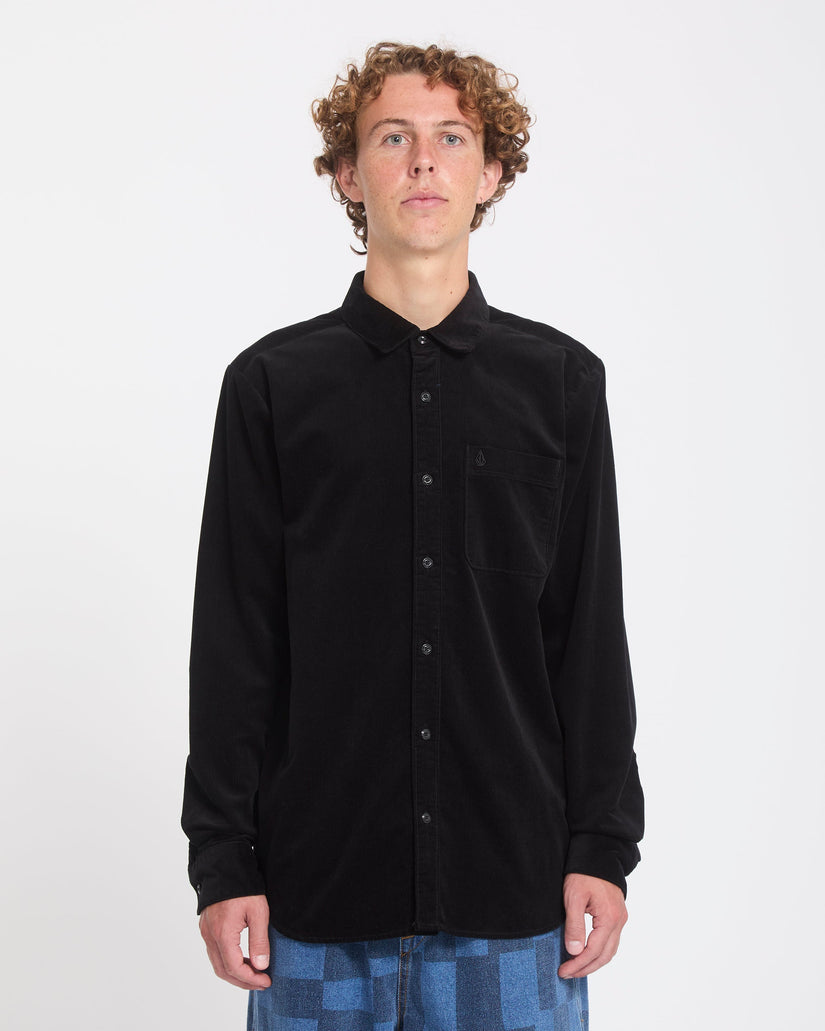 Camisa Zander Corduroy - Black Combo