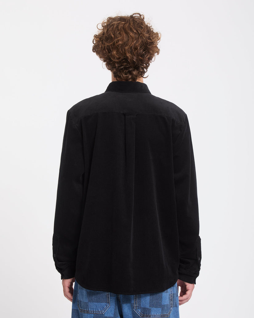 Camisa Zander Corduroy - Black Combo