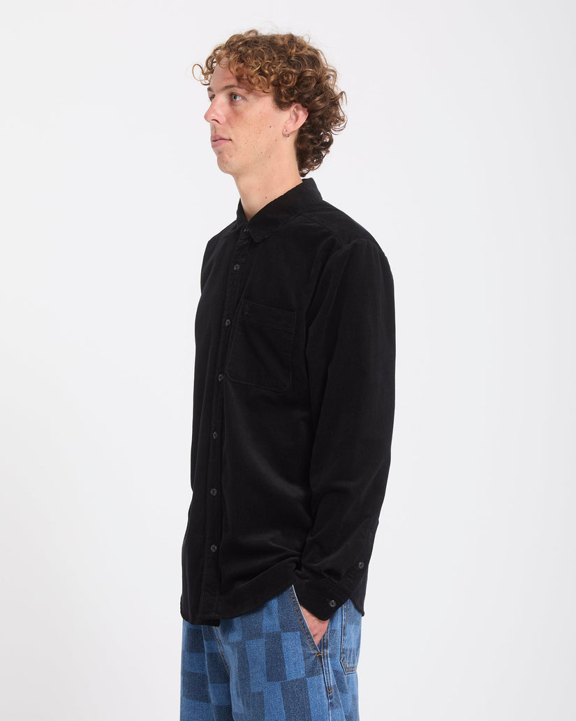 Camisa Zander Corduroy - Black Combo