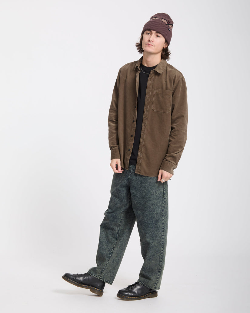 Camisa Zander Corduroy - Earth