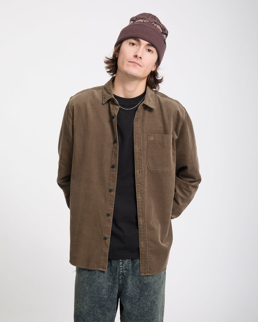Camisa Zander Corduroy - Earth