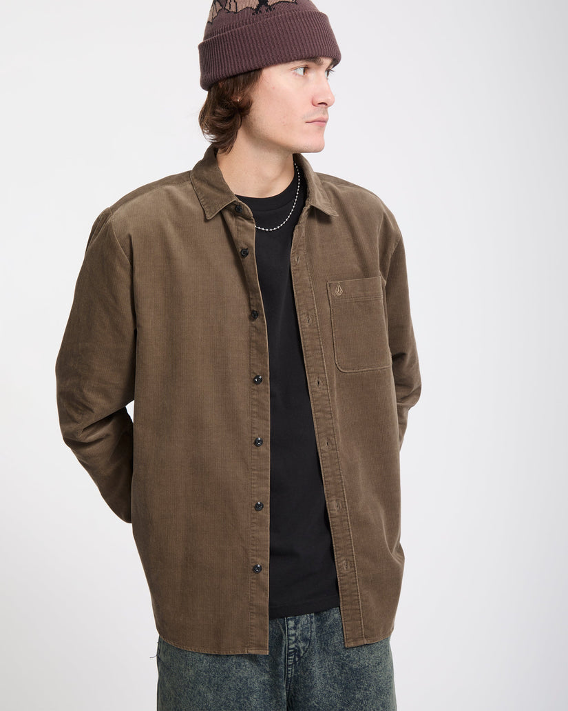 Camisa Zander Corduroy - Earth