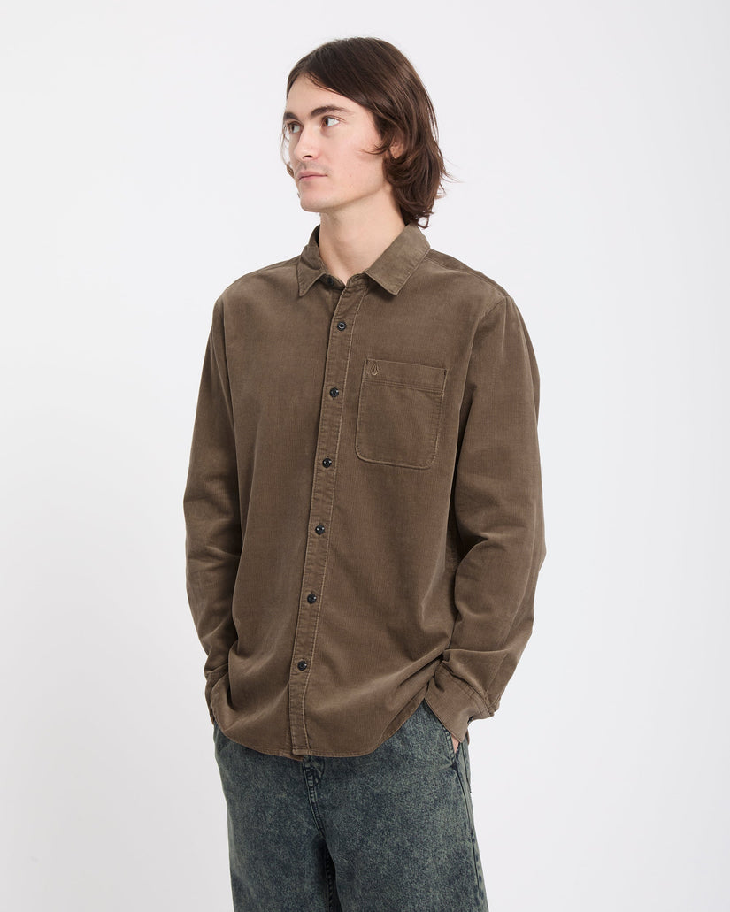 Camisa Zander Corduroy - Earth