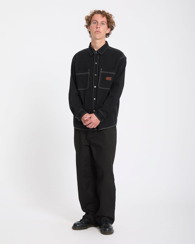 Camisa Levelstone - Black White