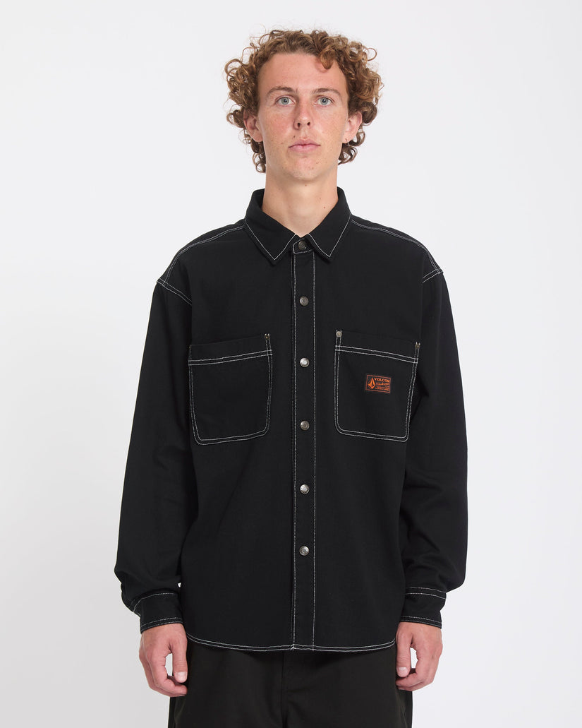Camisa Levelstone - Black White