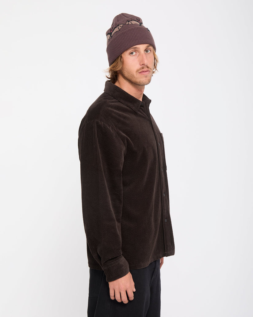 Camisa Fostered II Corduroy - Cacao